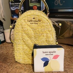 Kate Spade Backpack/Crossbody with Matching Wallet